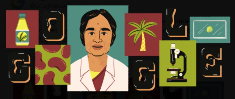 Google Doodle Honors Kamala Sohonie